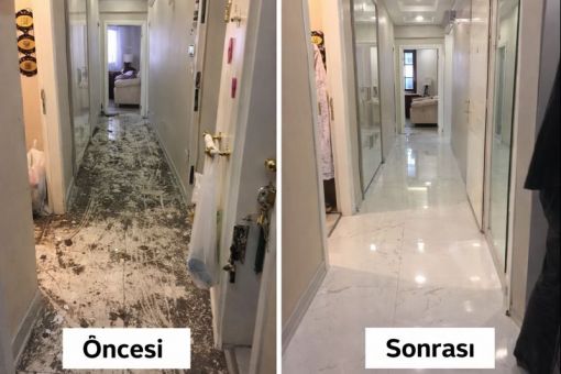  su baskını temizliği